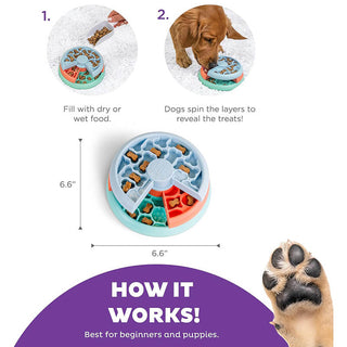 Outward Hound Nina Ottosson Puppy Lickin' Layers Puzzle Game