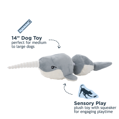 Tall Tails Holiday Narwhal