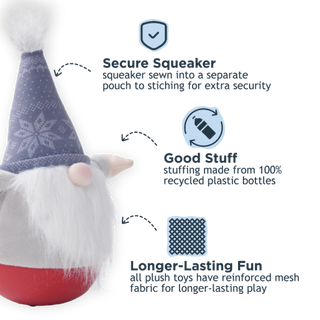 Tall Tails Holiday Rolly Gnome