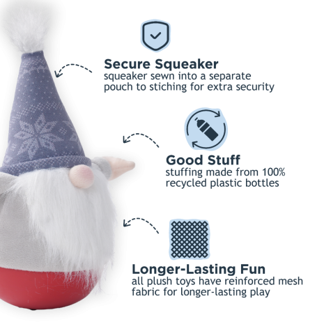 Tall Tails Holiday Rolly Gnome