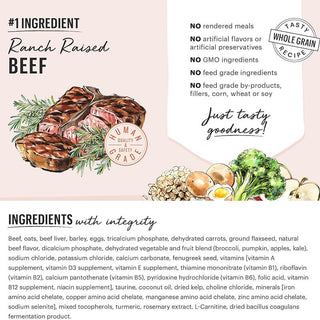 Honest Kitchen Clusters Whole-Grain Beef & Oats
