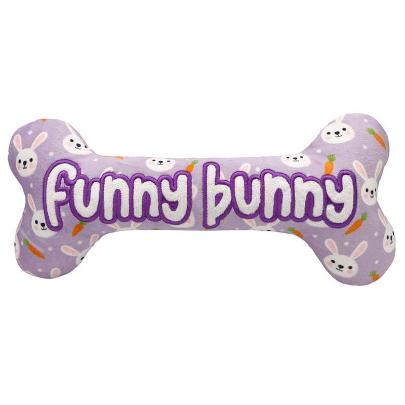 Huxley & Kent Power Plush Funny Bunny Bone