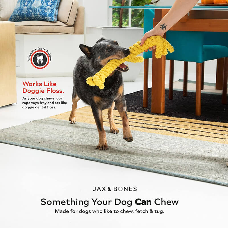 Jax & Bones Wheel Rope Toy
