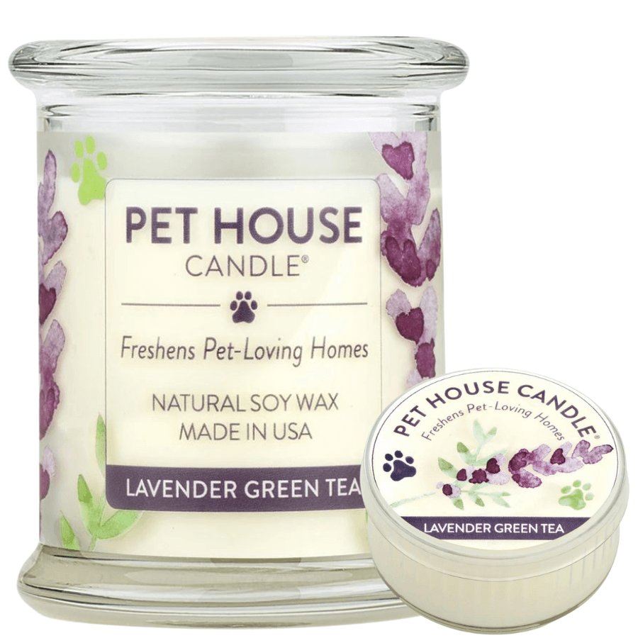 One Fur All Pet House Candle - Lavender Green Tea