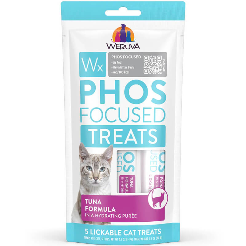 Weruva WX Low Phosphorus Lickable Treat Tuna 5-Pack