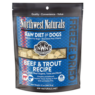 Northwest Naturals Freeze-Dried Nuggets Beef & Trout