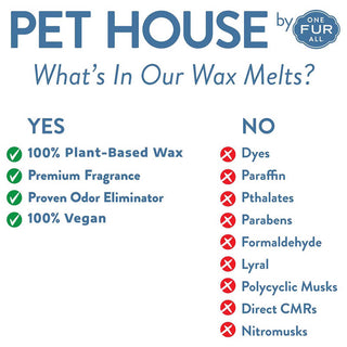 One Fur All Pet House Wax Melt - Fresh Citrus 3.0oz Wax Melts