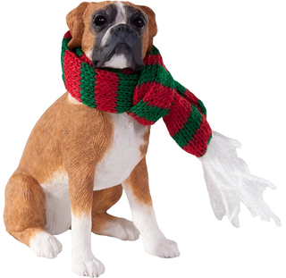 Sandicast Dog Ornament - Boxer, Fawn