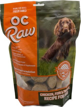 OC Raw Freeze-Dried Sliders Chicken, Fish & Produce