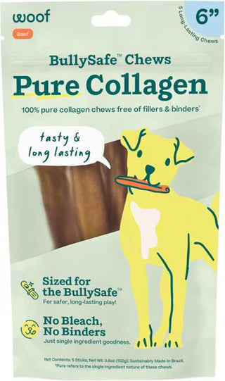 Woof BullySafe Collagen Chew 6"