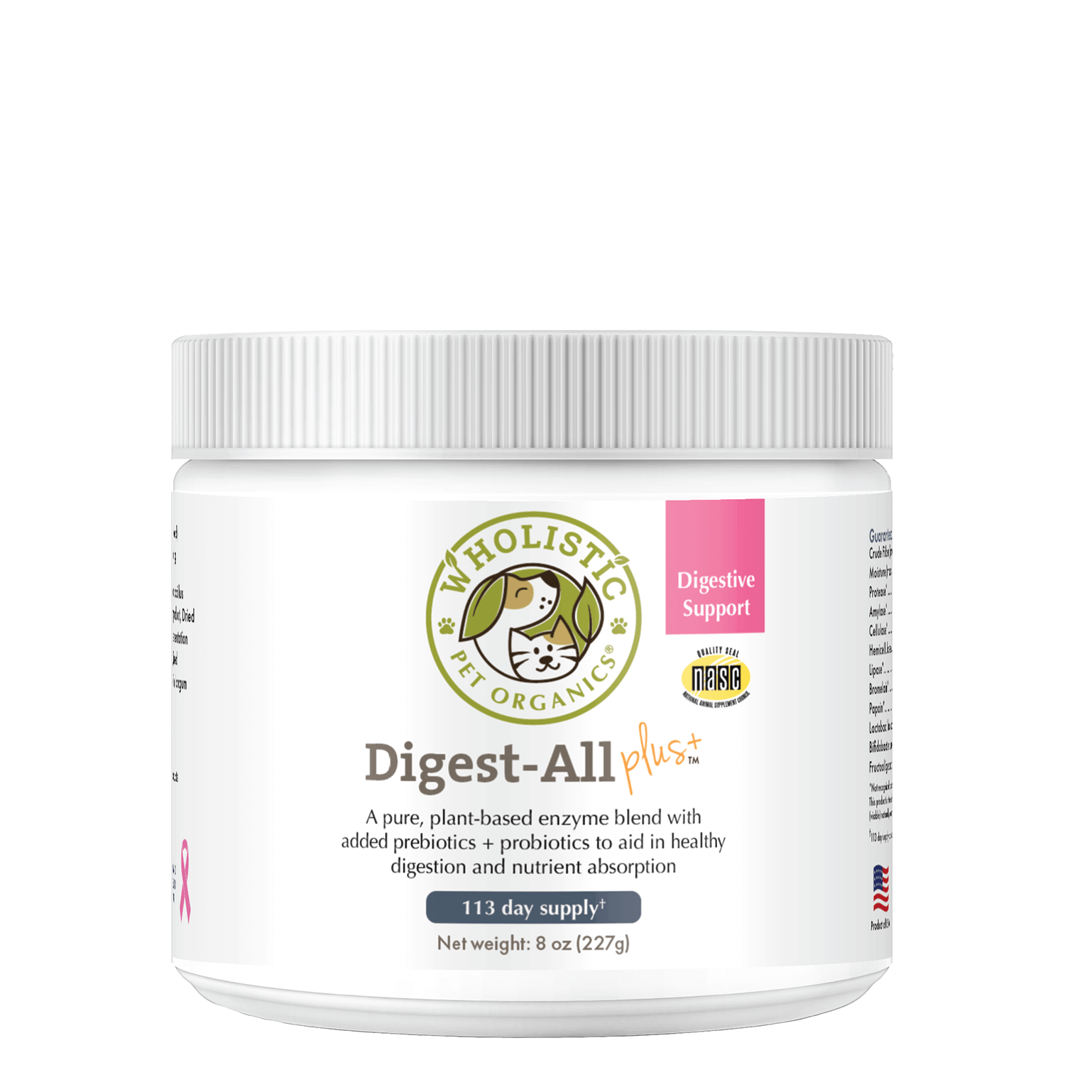 Wholistic Pet Organics Digest-All Plus