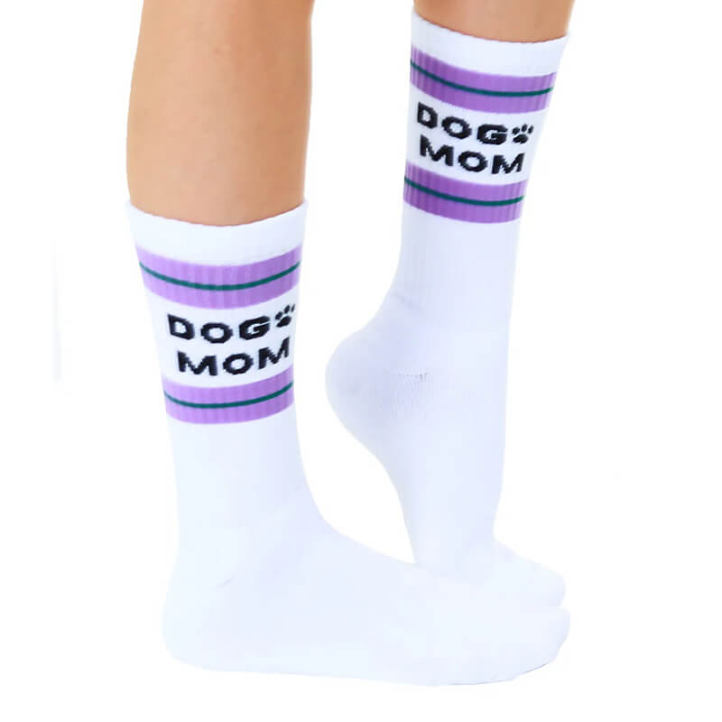 Living Royal "Dog Mom" Classic Crew Socks