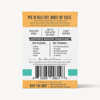Honest Kitchen Pumpkin Pour Overs Salmon Meal Topper