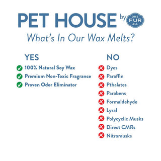 One Fur All Pet House Wax Melt - Lavender Green Tea