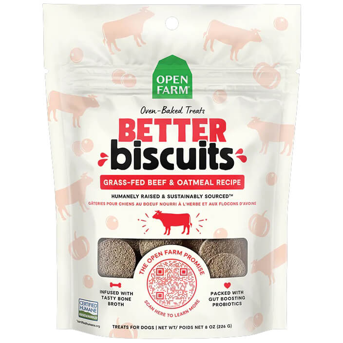 Open Farm Better Biscuits Beef & Oatmeal