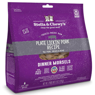 Stella & Chewy's Feline Dinner Morsels Plate Lickin' Pork