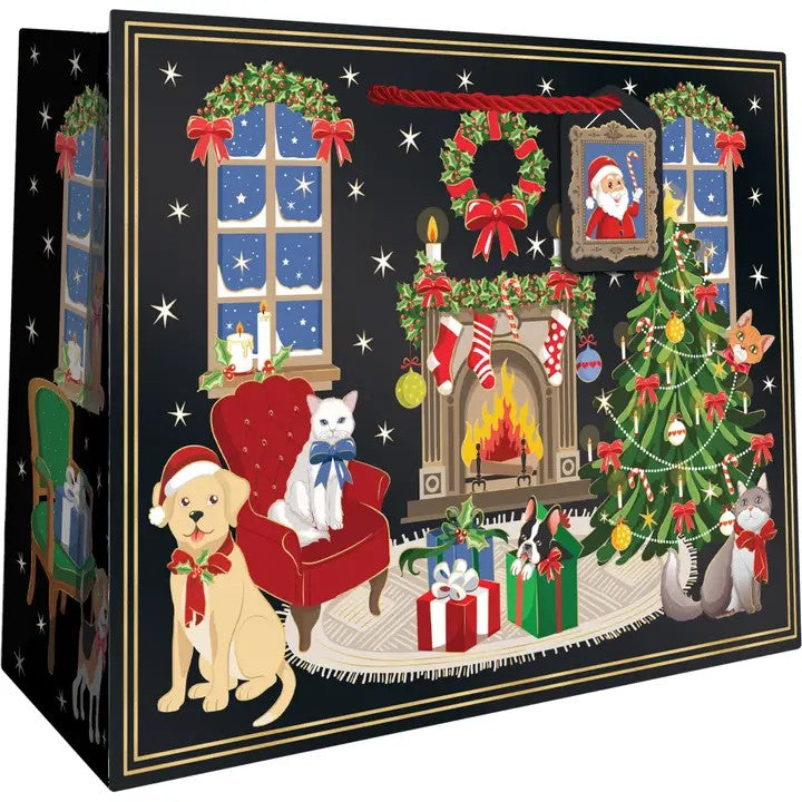 Jillson Roberts Home For the Holidays  Medium Gift Tote