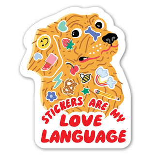 Party of One Sticker - Stickers on Dog