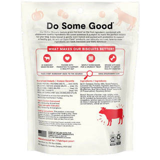 Open Farm Better Biscuits Beef & Oatmeal