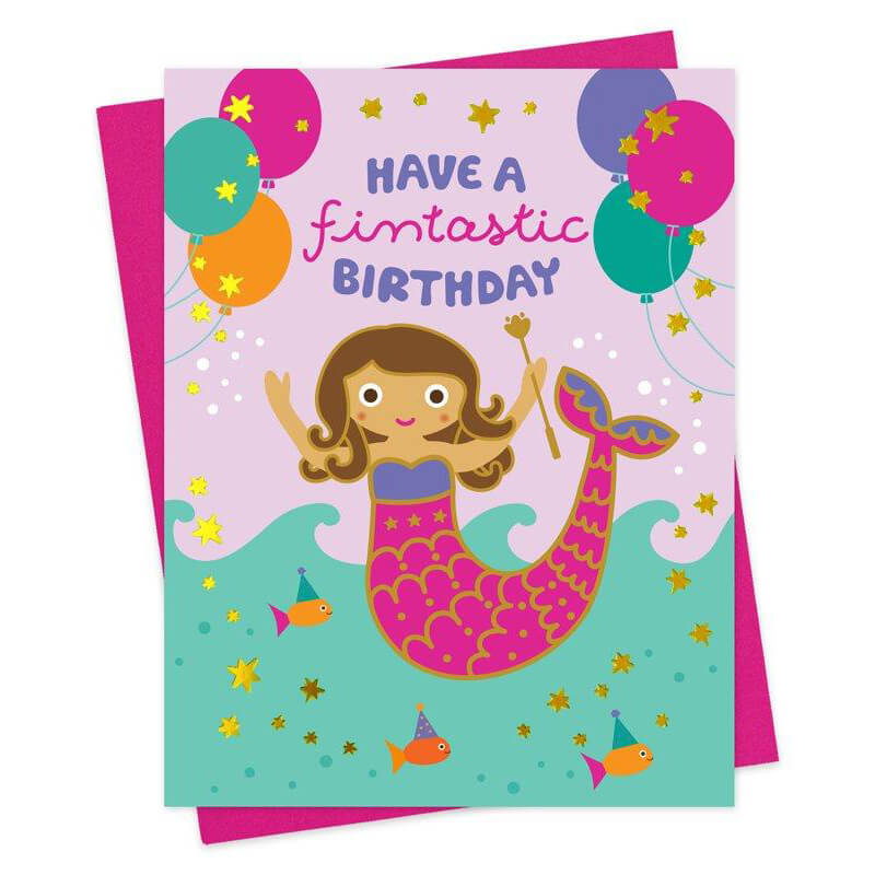 Night Owl Fintastic Mermaid Card