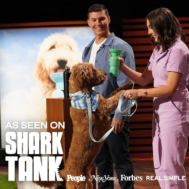Springer Flip-Top Dog Water Travel Bottle