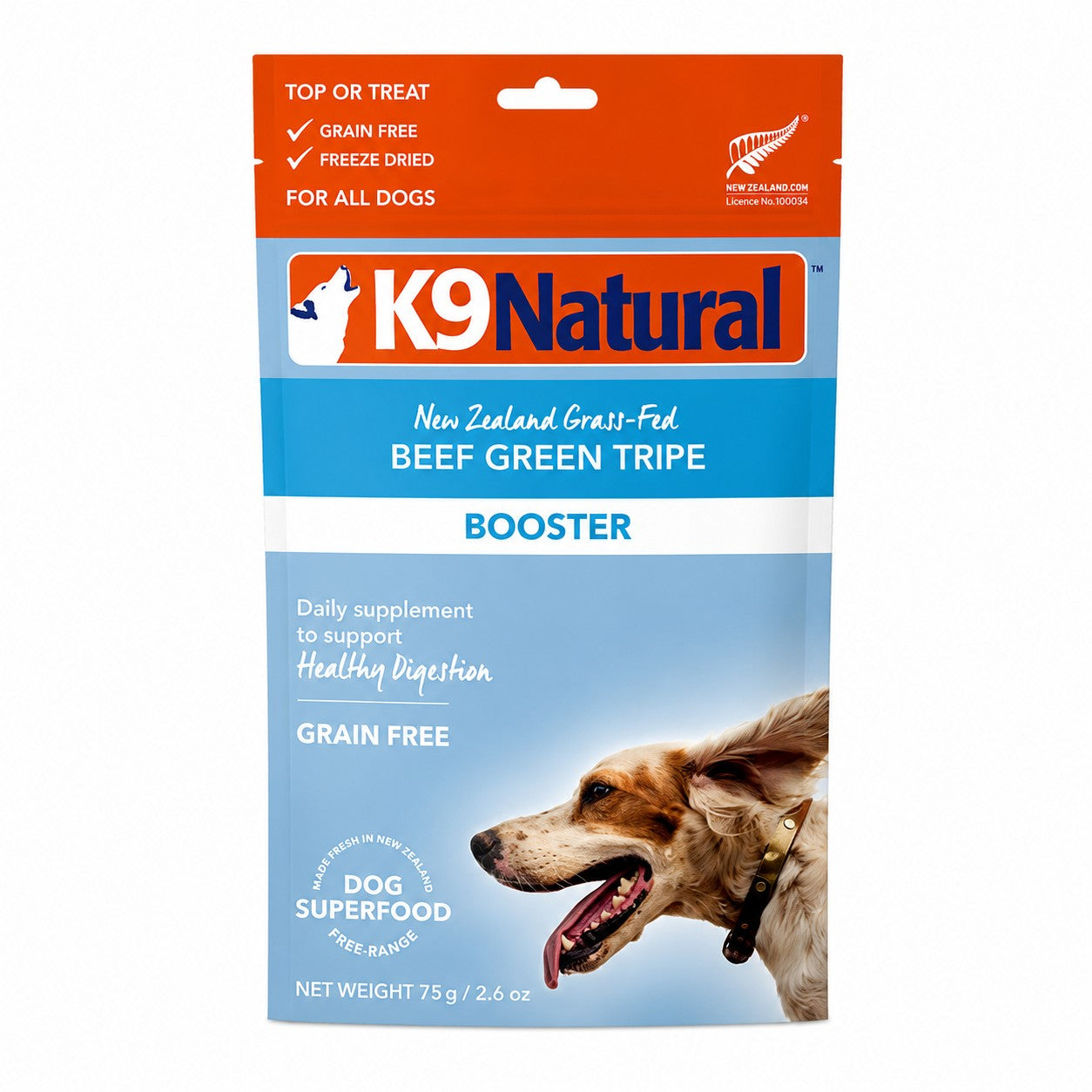 K9 Natural Beef Green Tripe Freeze-Dried Booster for Dogs
