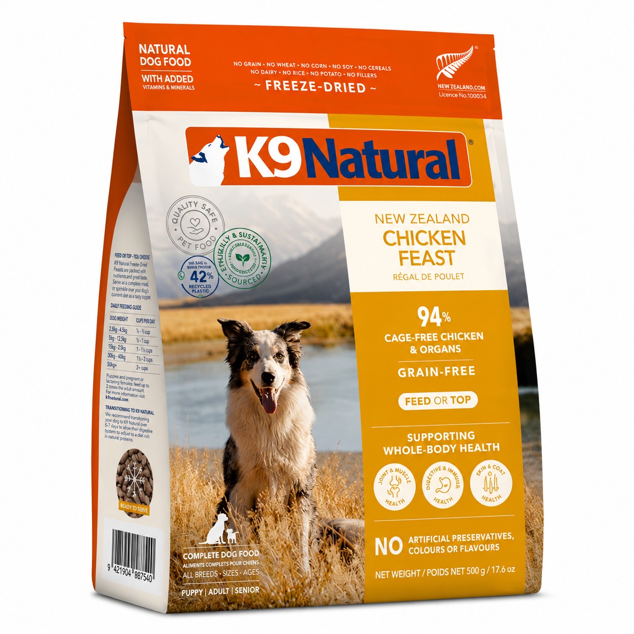 K9 Natural Cage-Free Freeze Dried Chicken Feast