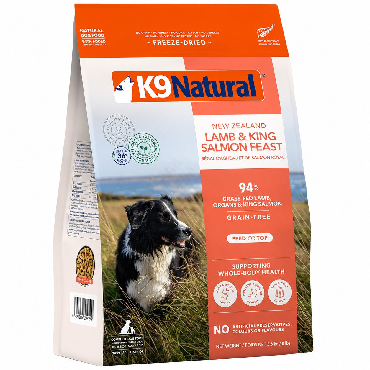 K9 Natural Lamb & King Salmon Feast Freeze-Dried Dog Food
