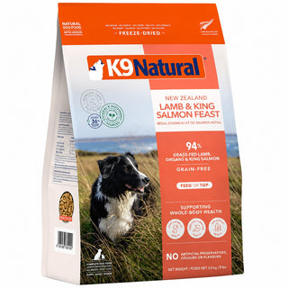 K9 Natural Lamb & King Salmon Feast Freeze-Dried Dog Food