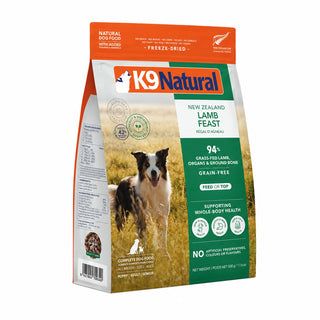 K9 Natural Lamb Feast Freeze-Dried Dog Food