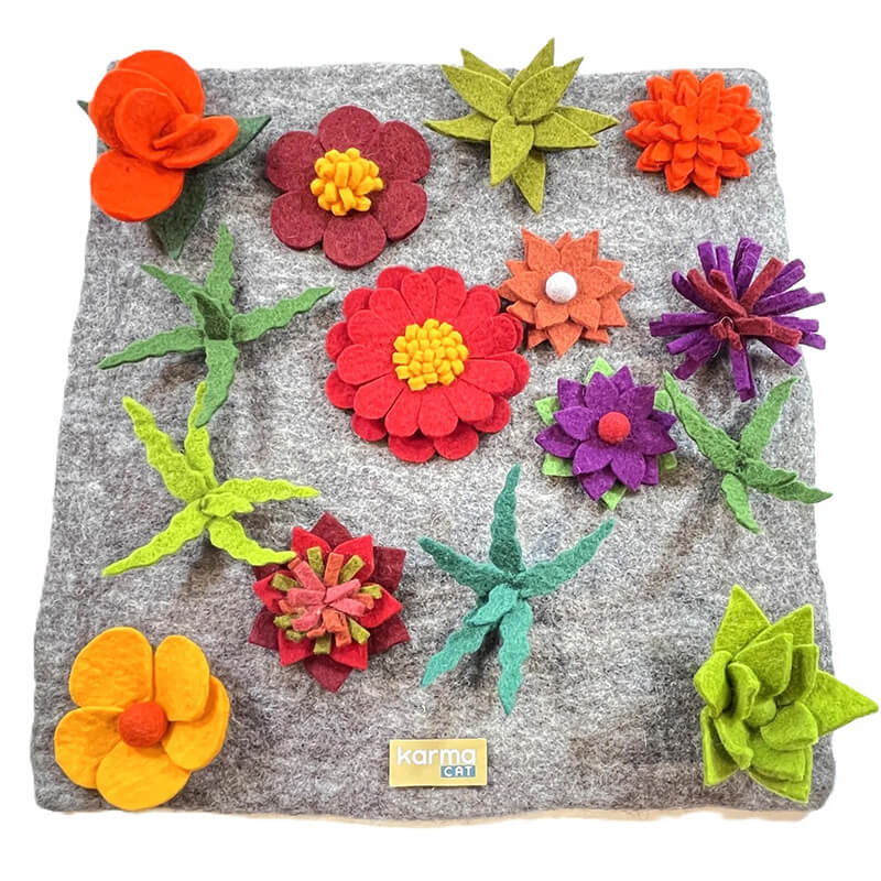 Karma Cat Field of Flowers Activity Mat