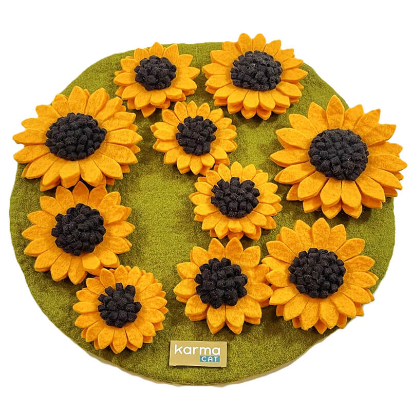Karma Cat Sunflower Activity Mat