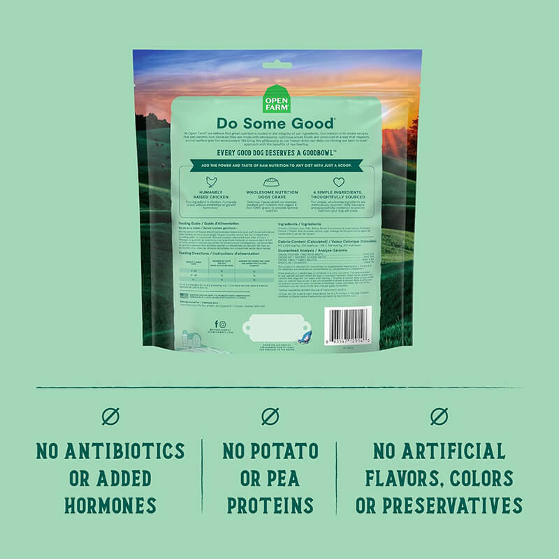 Open Farm Goodbowl Freeze-Dried Raw with Ancient Grains Harvest Chicken