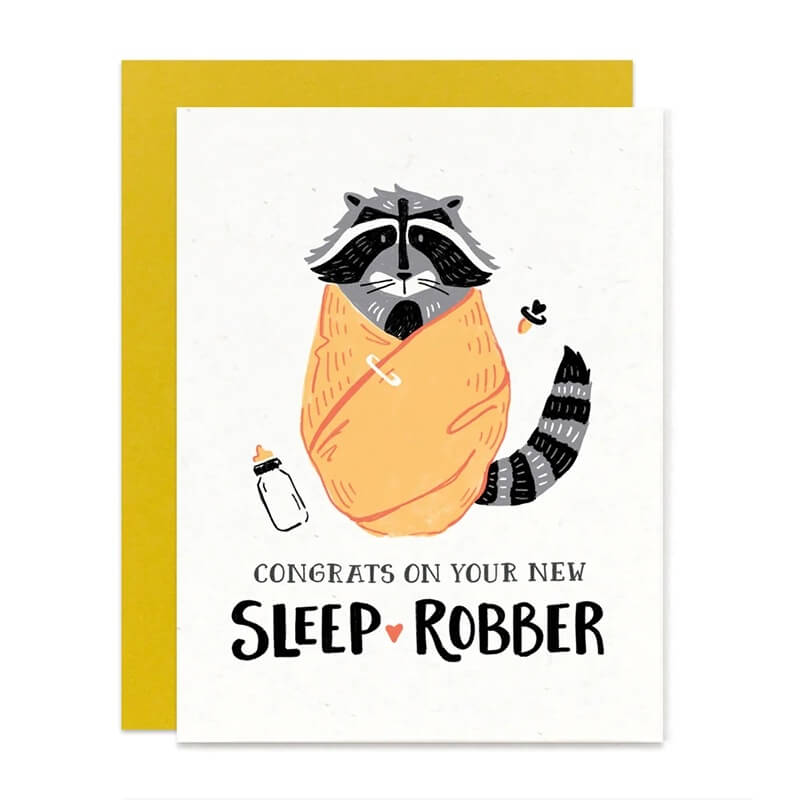Paper Pony Co. Sleep Robber Baby Card