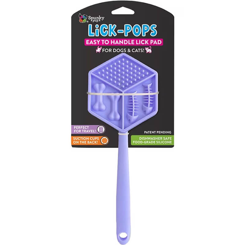 Spunky Pup Lick Pad Spatula Hexagon