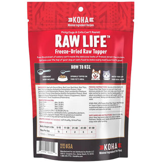 Koha Freeze-Dried Raw Beef Topper