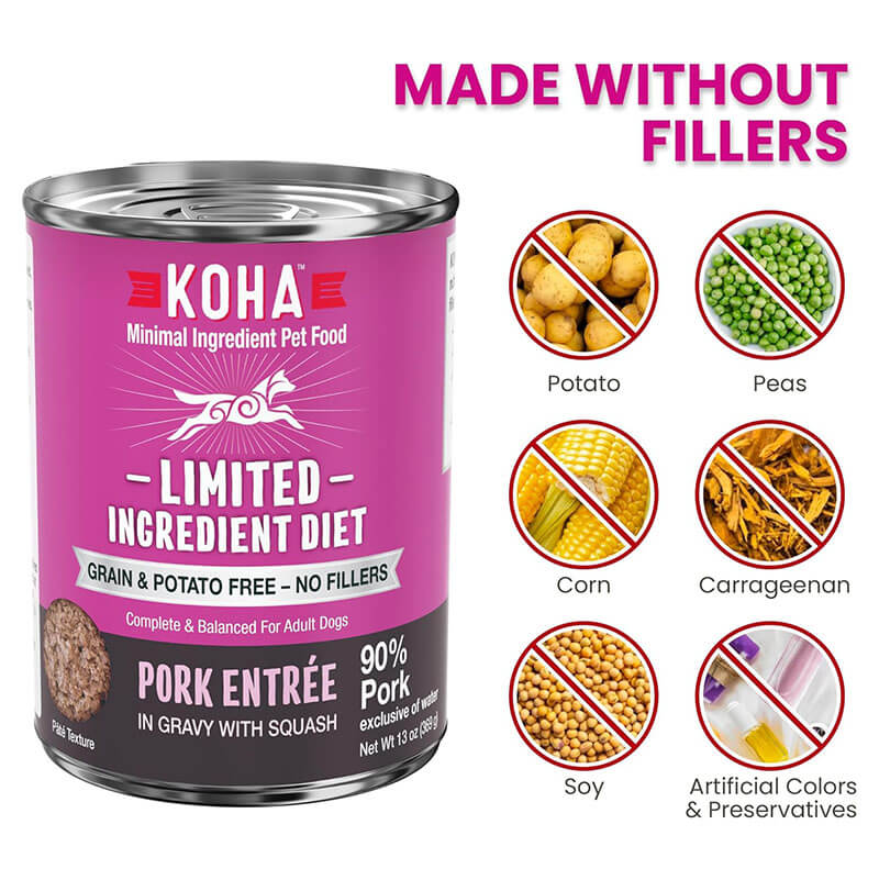Koha Limited Ingredient Pork Entree