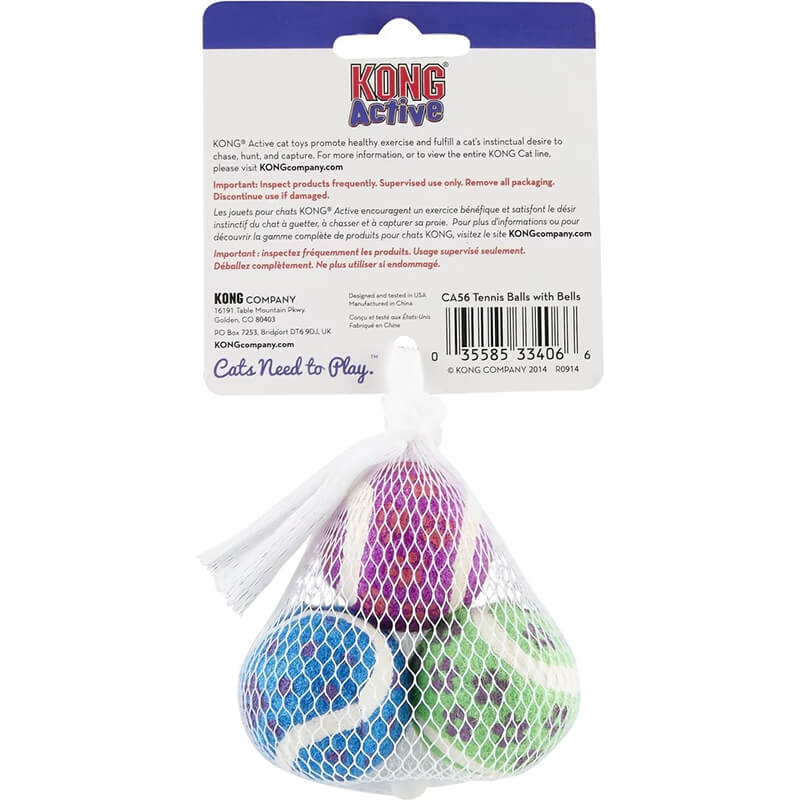 Kong Active Tennis Balls with bells