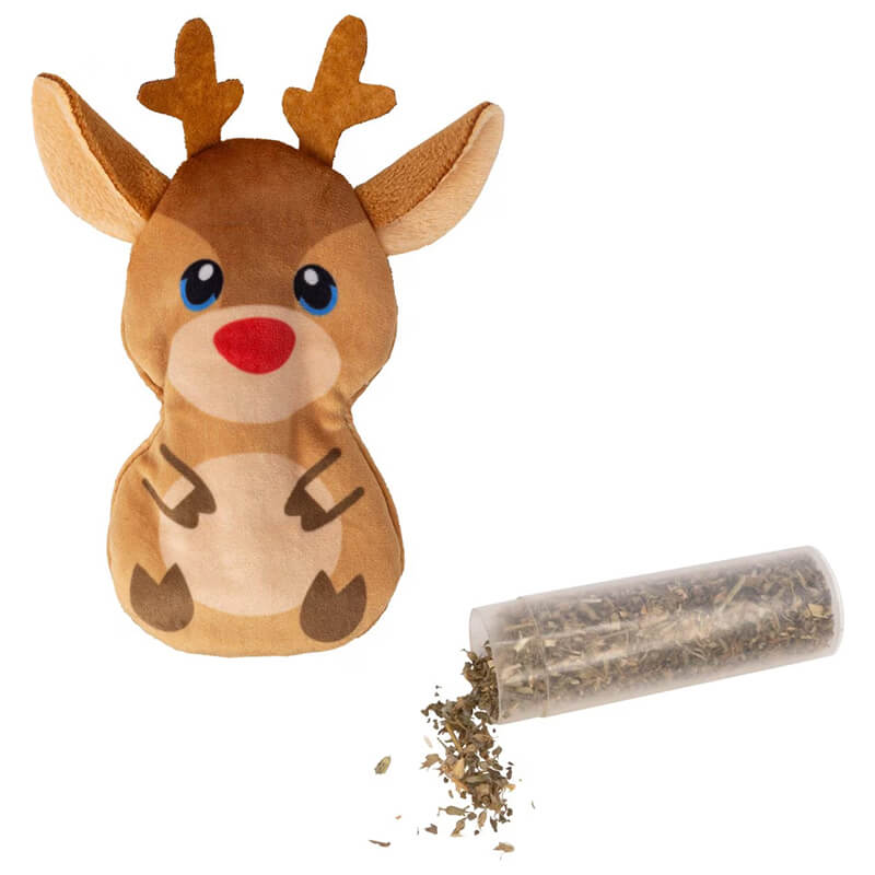 Kong Cat Holiday Refillables Reindeer