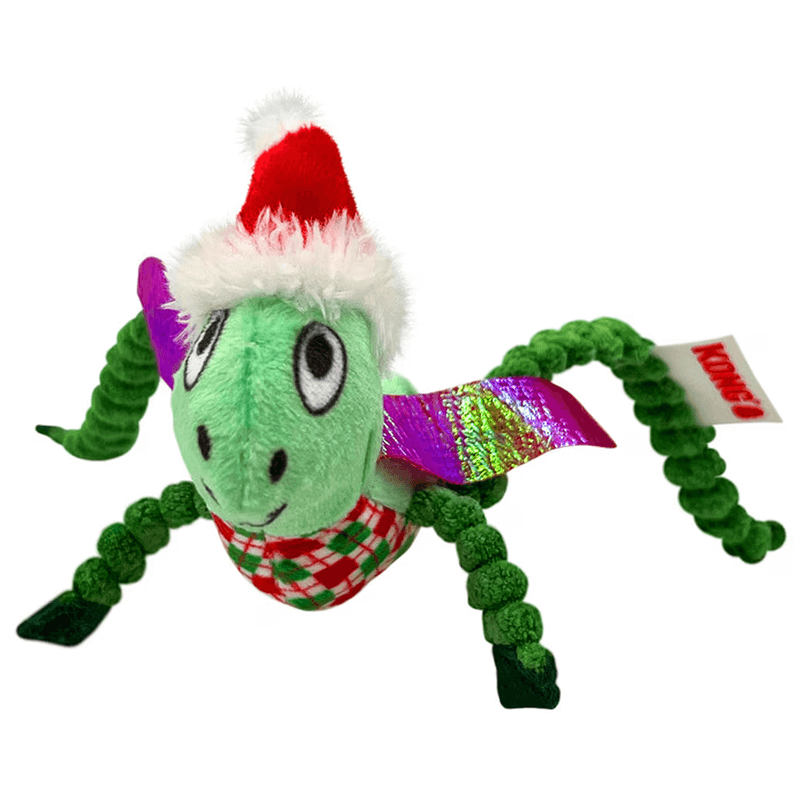 Kong Holiday Cat Crackles Grasshoper