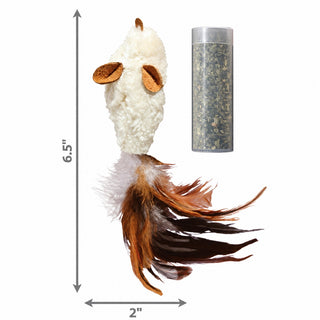Kong Refillables Feather Mouse