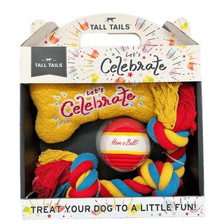 Tall Tails Let's Celebrate Box 3-Pack Birthday Toys