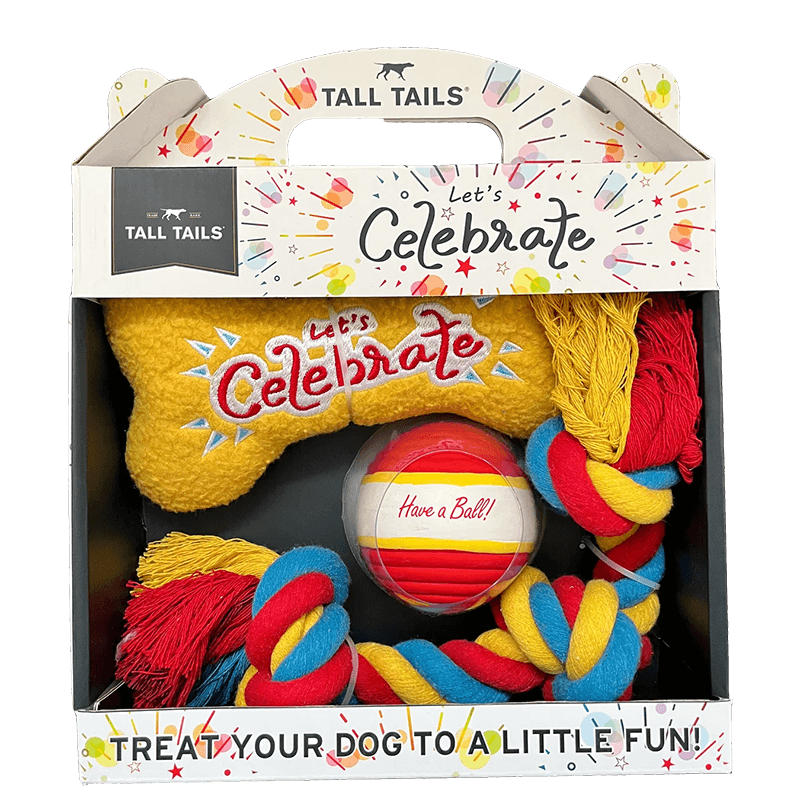 Tall Tails Let's Celebrate Box 3-Pack Birthday Toys