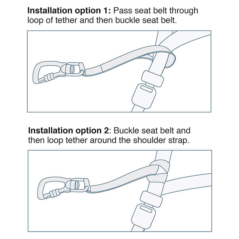 Kurgo Swivel Seat Belt Tether