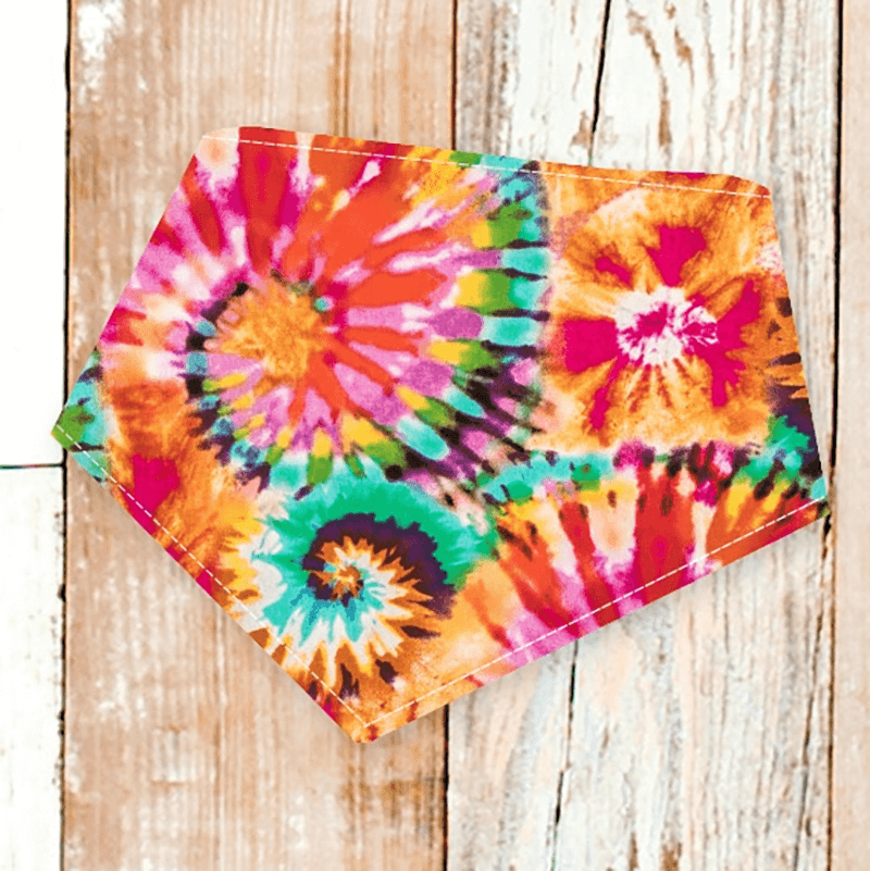 Bibby Bubby Bandana - Rainbow Tie Dye