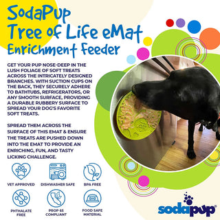 SodaPup Tree of Life Mat with Suction Cups