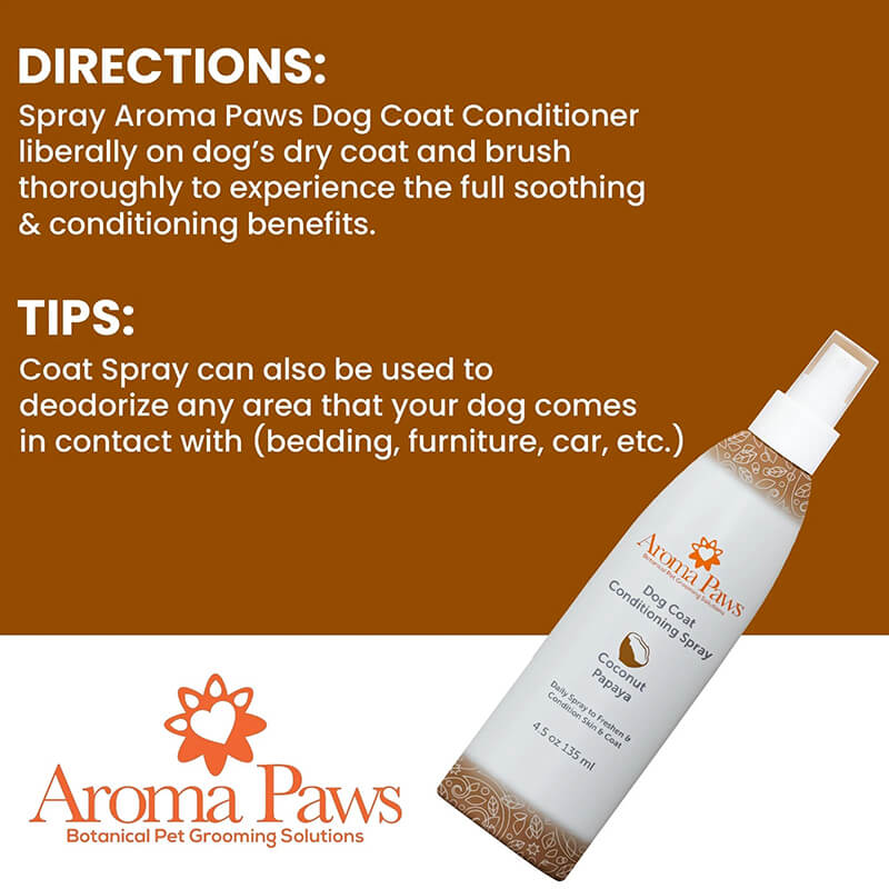 Aroma Paws Coconut Papaya Conditioning Coat Spray