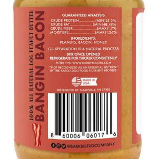 Bark Bistro Buddy Budder Beggin Bacon