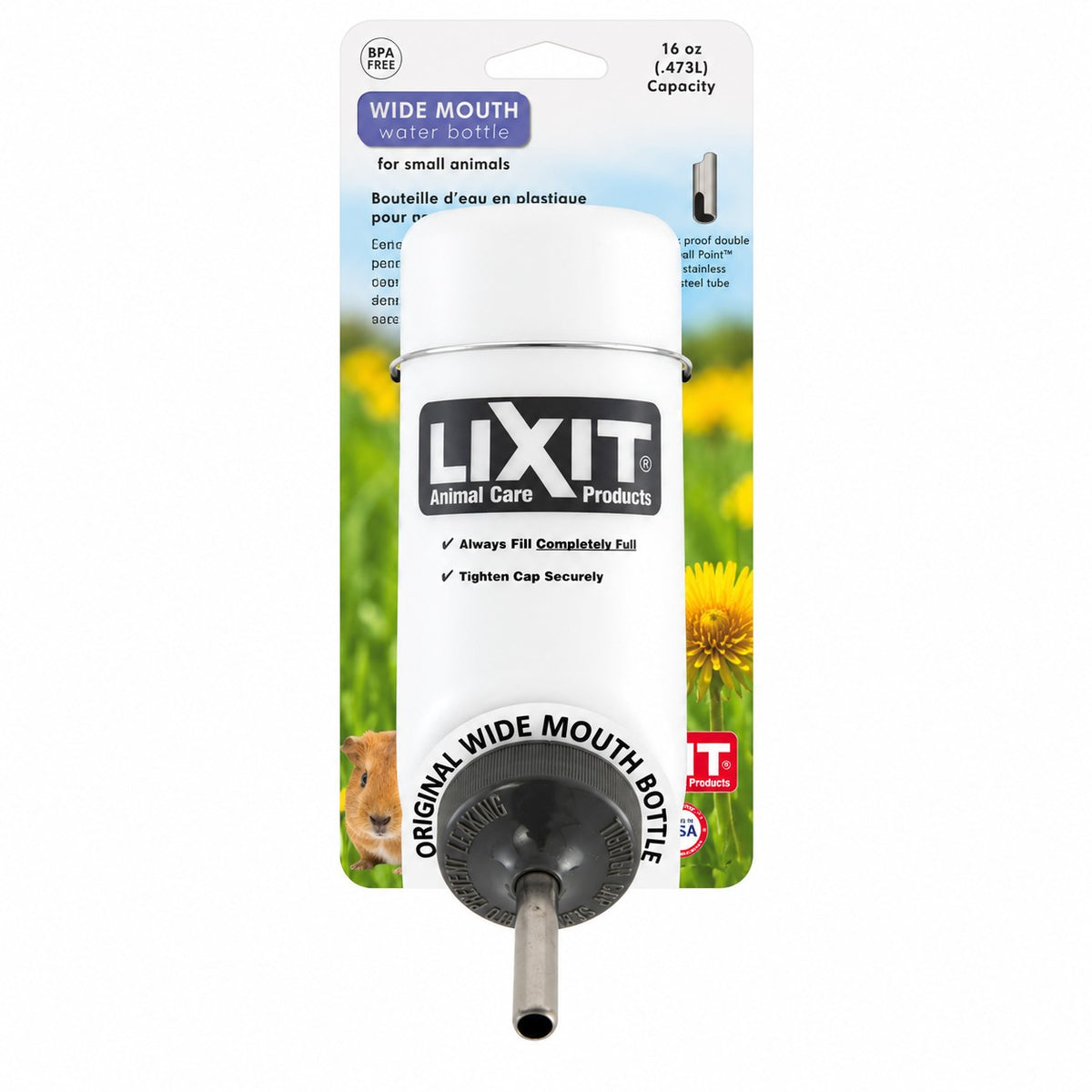 Lixit Wide Mouth Water Bottle