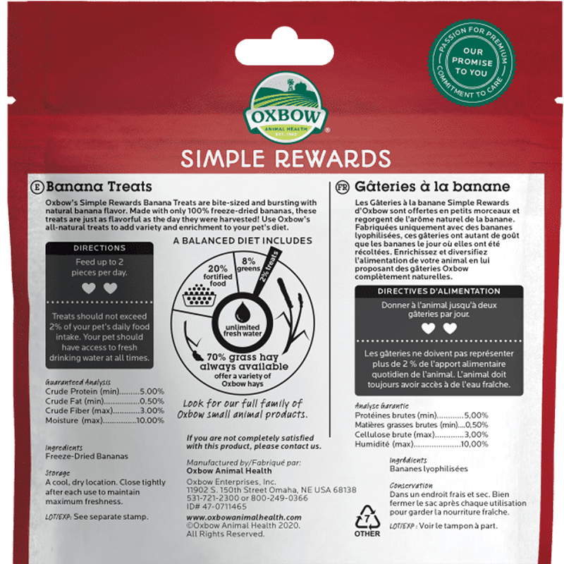 Oxbow Simple Rewards Banana